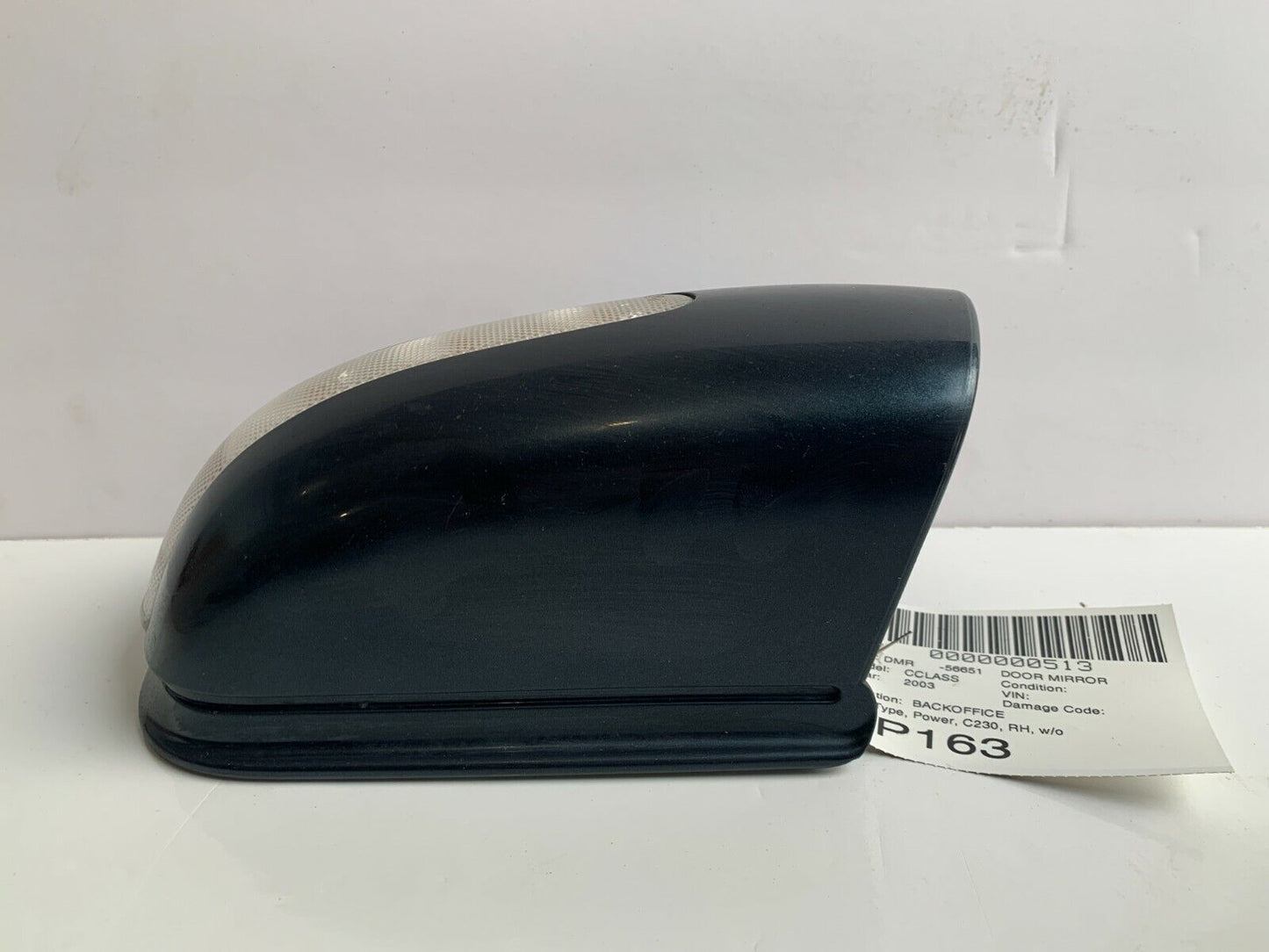2003 Mercedes W203 C230 Side View Power Mirror Right W/ Turn Signal W/O LENS RH