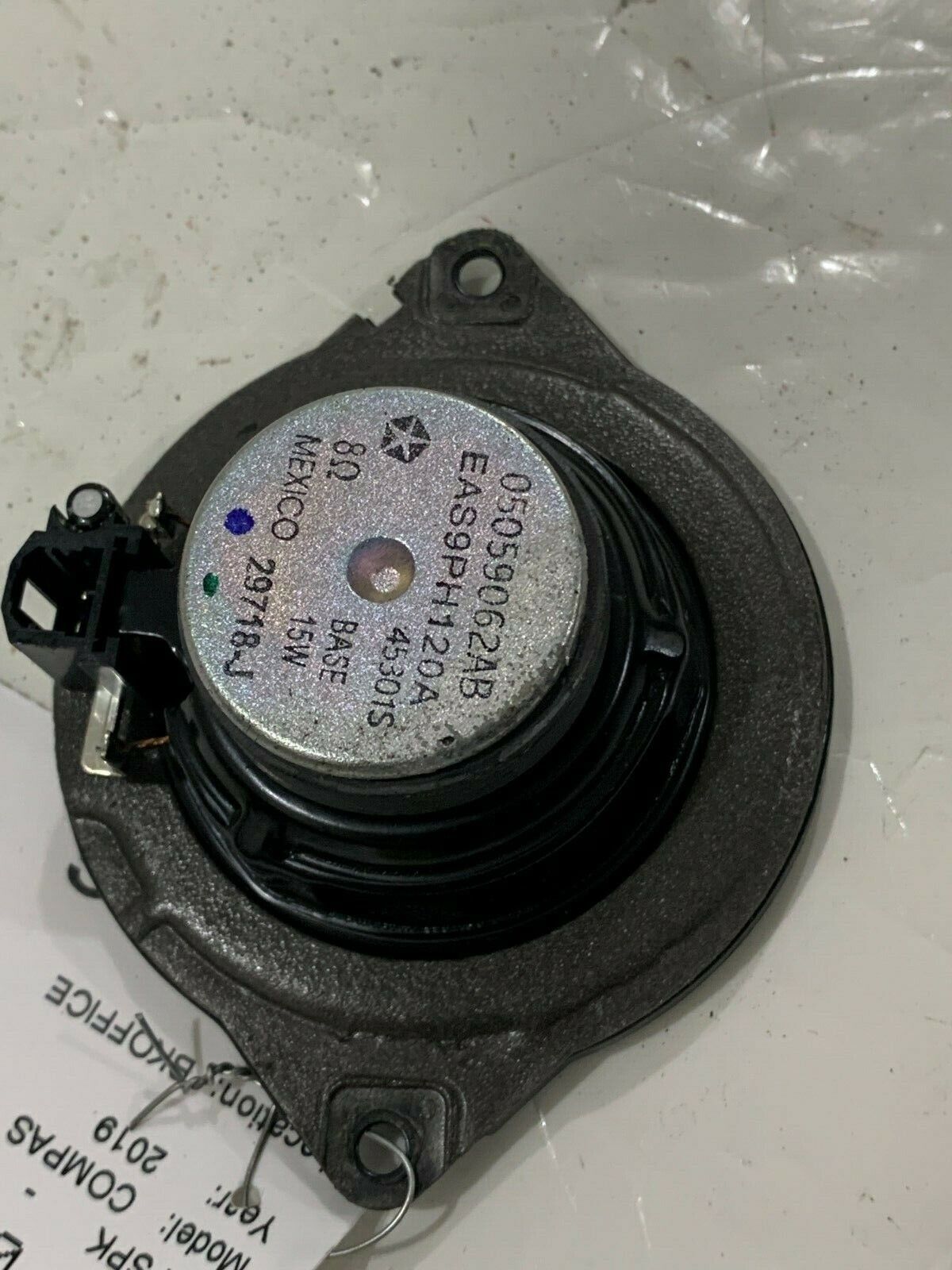 2019 Jeep Compass Front Left Or Right Speaker 05059062AB OEM