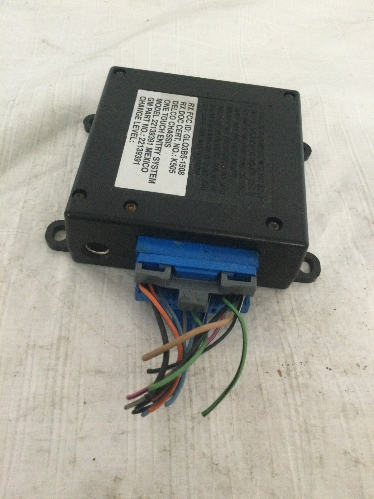 1997 Cadillac Seville Remote Keyless Entry Module OEM 22139391