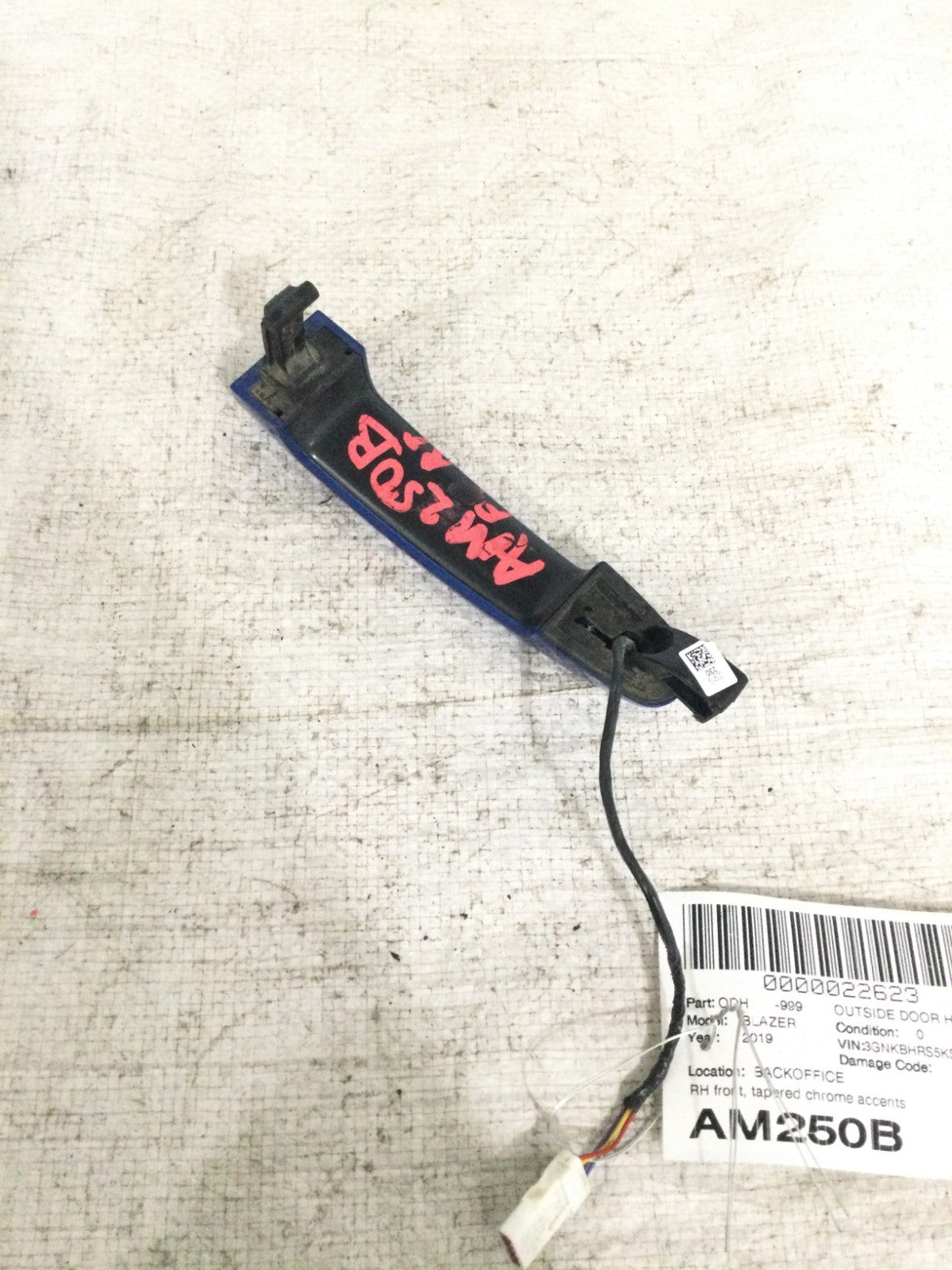 2019 Chevrolet Blazer Front Right Outside Door Handle OEM