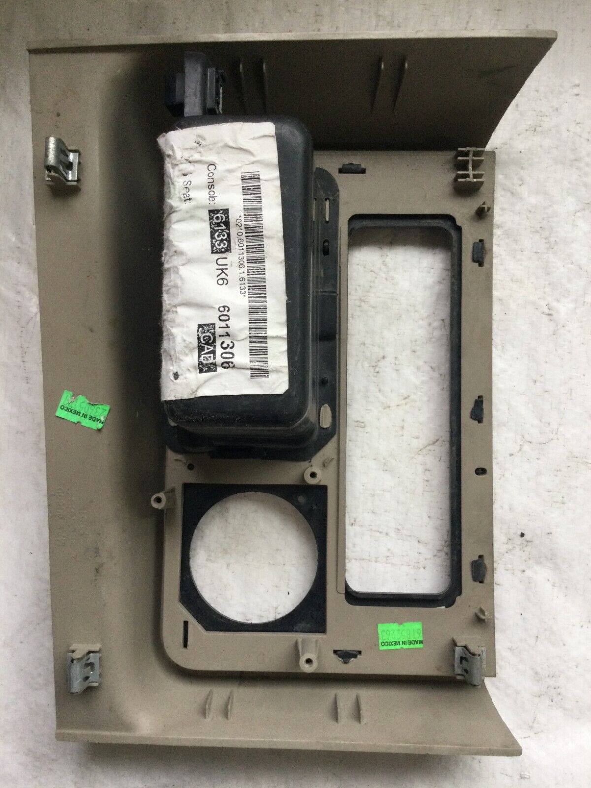 2003-2006 Cadillac Escalade Woodgrain Dash Trim Storage Bin Clock Bezel OEM