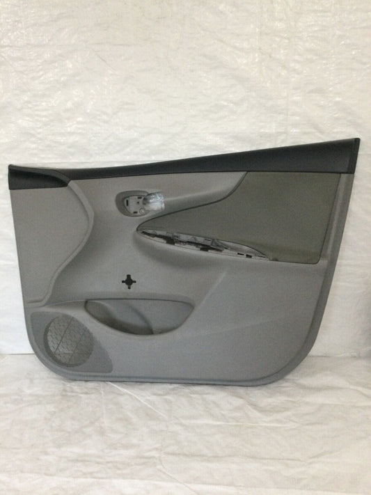 2012-2013 Toyota Corolla Front Right Interior Door Trim Panel OEM Gray