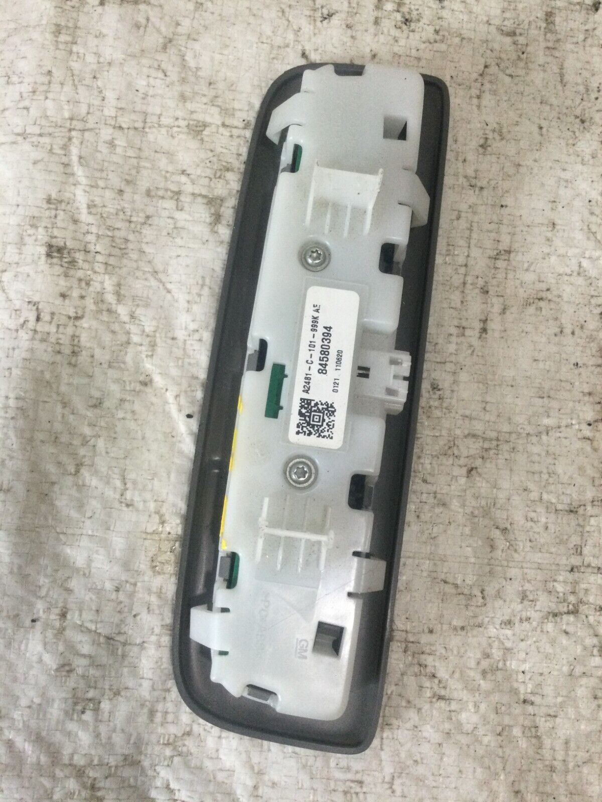 2021 GMC Sierra 3500 Led Rear Seat Position Center Reading Lamp Gray 84580394 OE