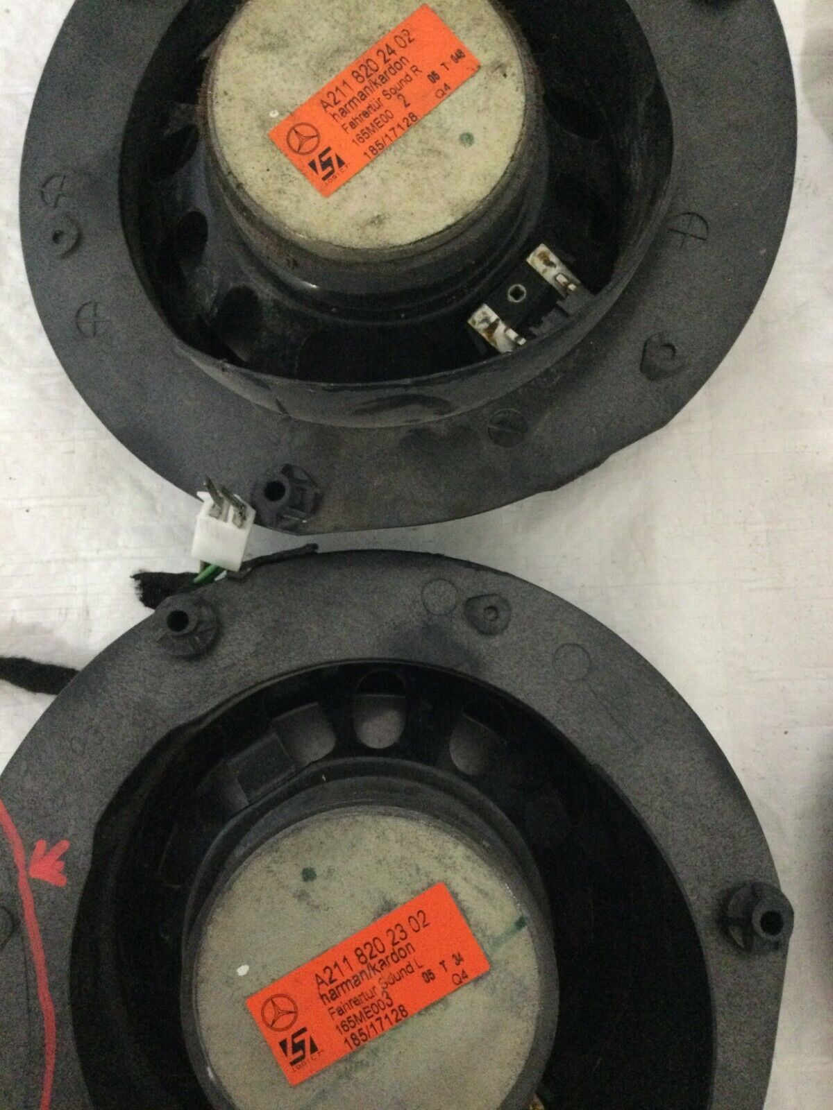 2003-2006 Mercedes Benz W211 E55AMG Speaker Tweeter Set of 7 OEM