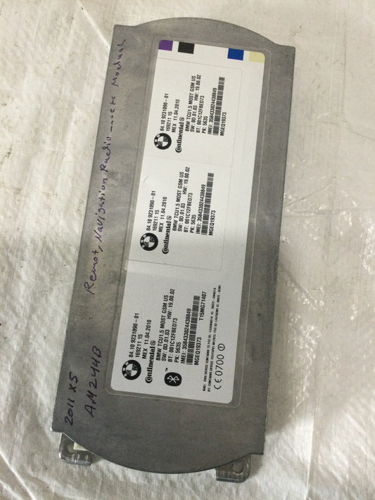 2011 BMW X5 Bluetooth Communication Control Module 9231090 OEM