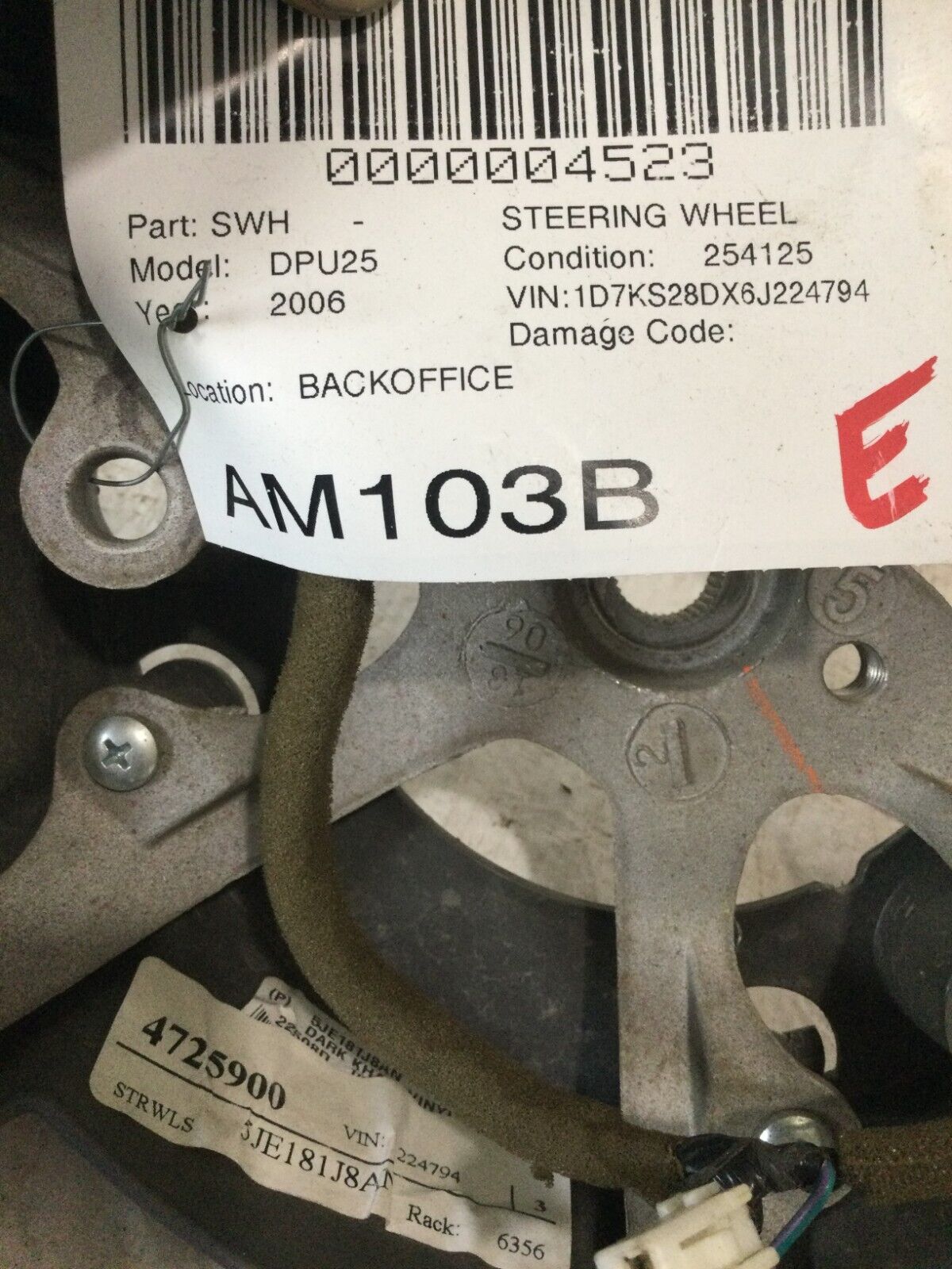 2006 Dodge Ram 2500 3500 Strng Wheel Cruise Control Buttons OEM