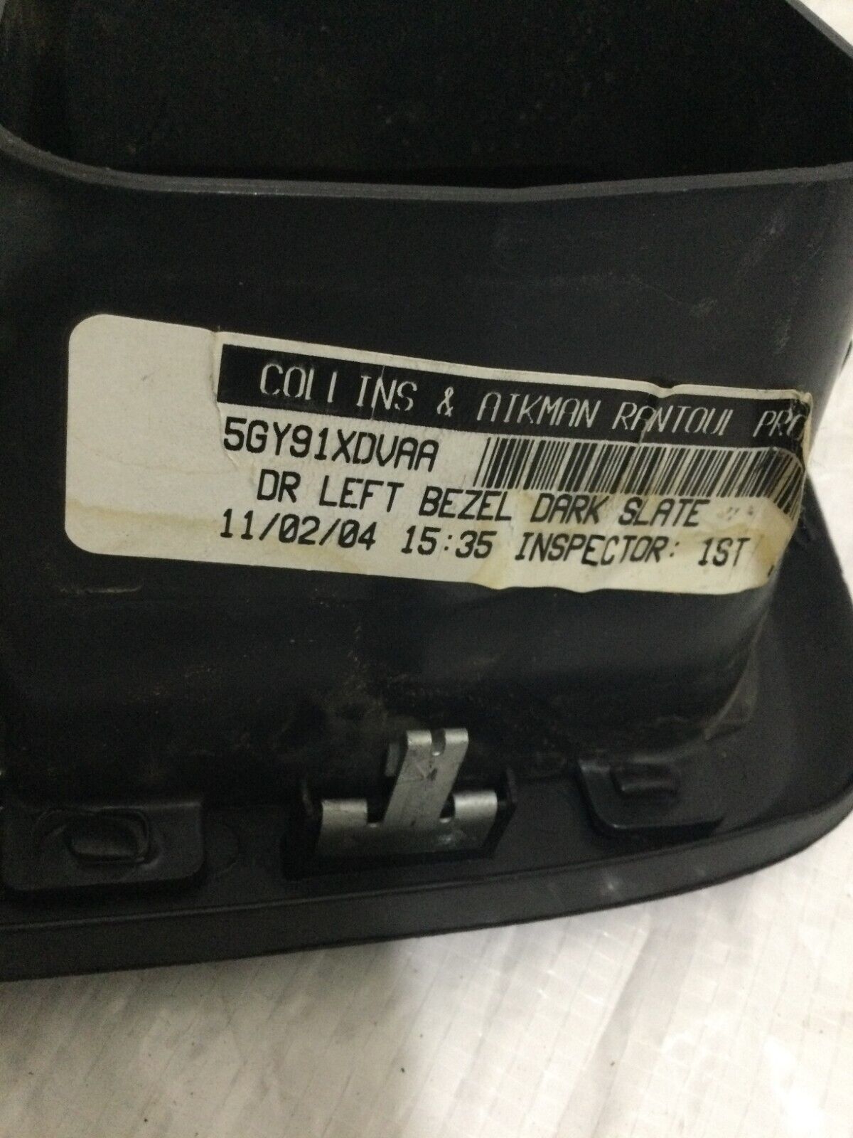 2005 Dodge Ram 1500 Head Light Dome Light Switch Bezel W/ Vent 5GY91TRMAA OEM