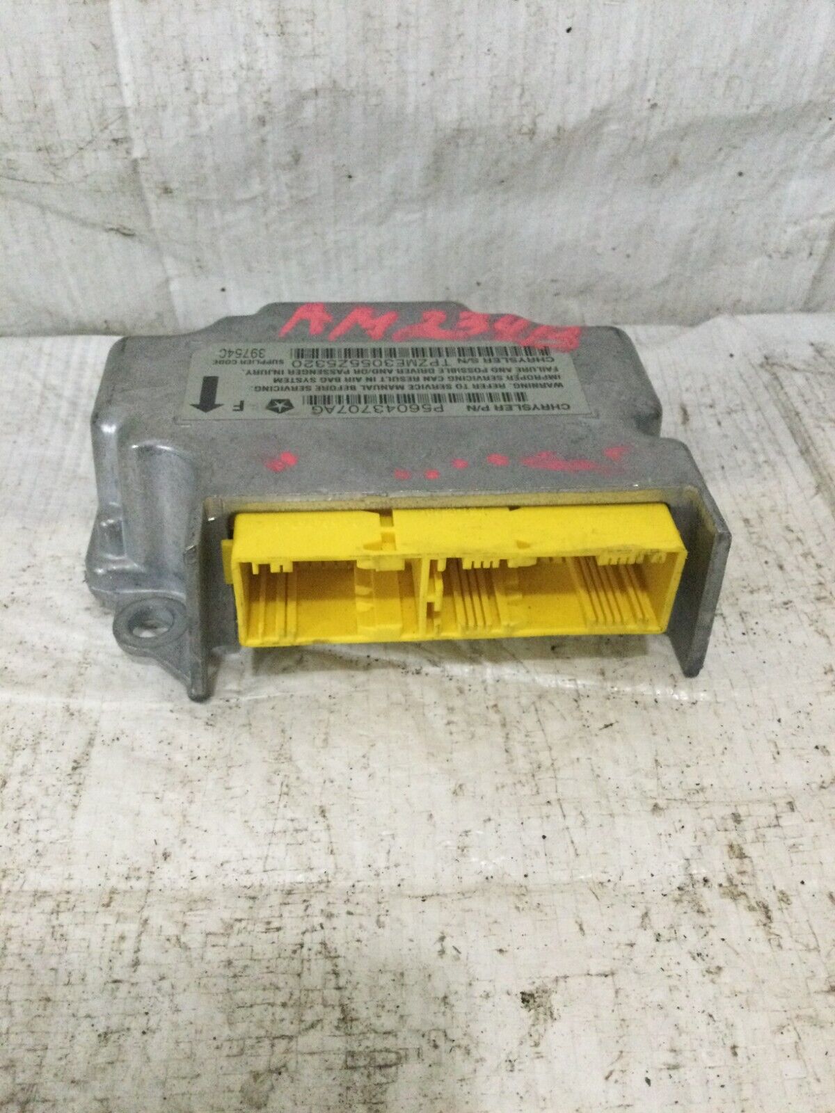 2006 Dodge Ram 1500 SRS Control Module Unit OEM 56043707AG