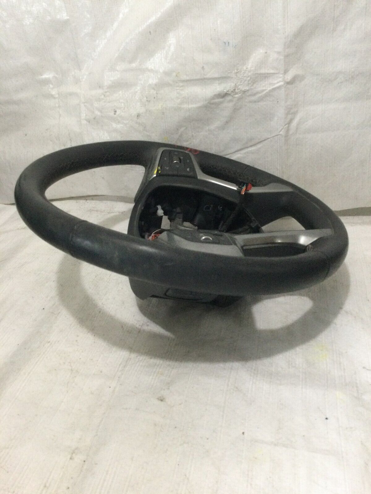 2021 Chevrolet Silverado Heated Black Leather Steering Wheel w/Buttons 10349486