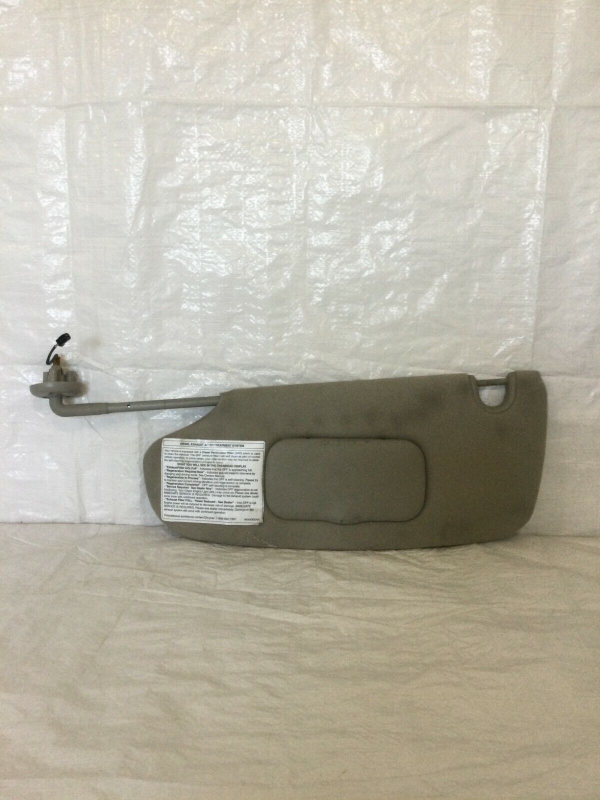 2007 2008 Dodge Ram 3500 Mega Cab Sun Visor Left LH Driver Side OEM 