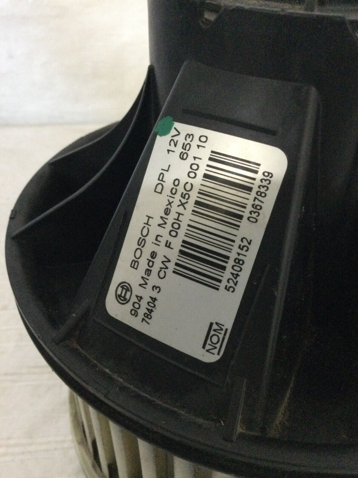 2007 GMC Sierra 2500HD HVAC 6.0L Blower Motor 52408152 OEM