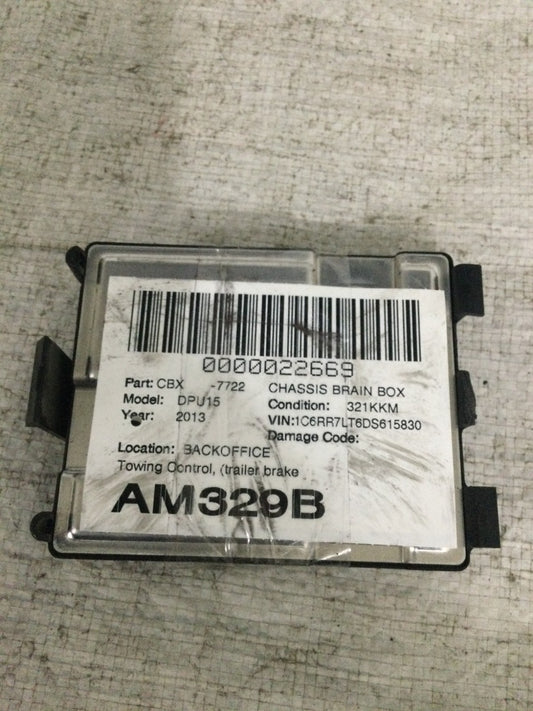 2013-2014 Dodge Ram 1500 5.7L Trailer Towing Control Module OEM 68092732AD