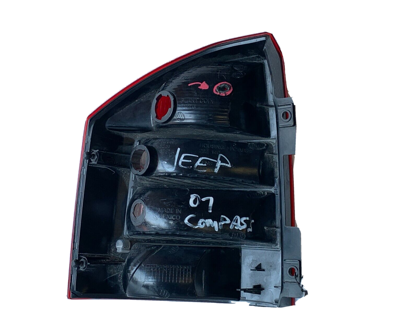 2007-2010 Jeep Compass Tail Light Lamp Rear Right Passenger Side OEM RH