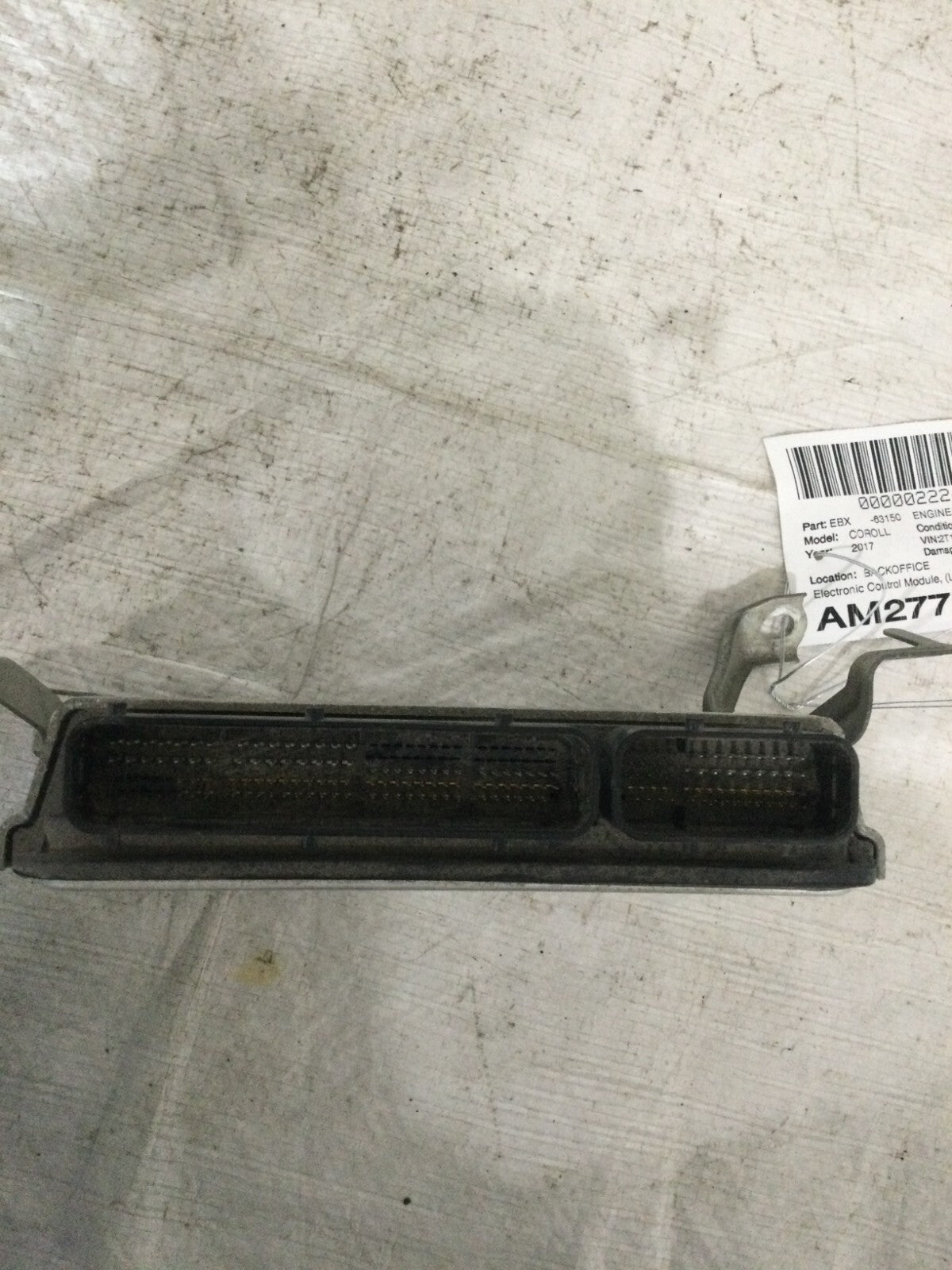 2017 Toyota Corolla 1.8L Computer Engine Control ECU ECM EBX Module 89661-0ZR00
