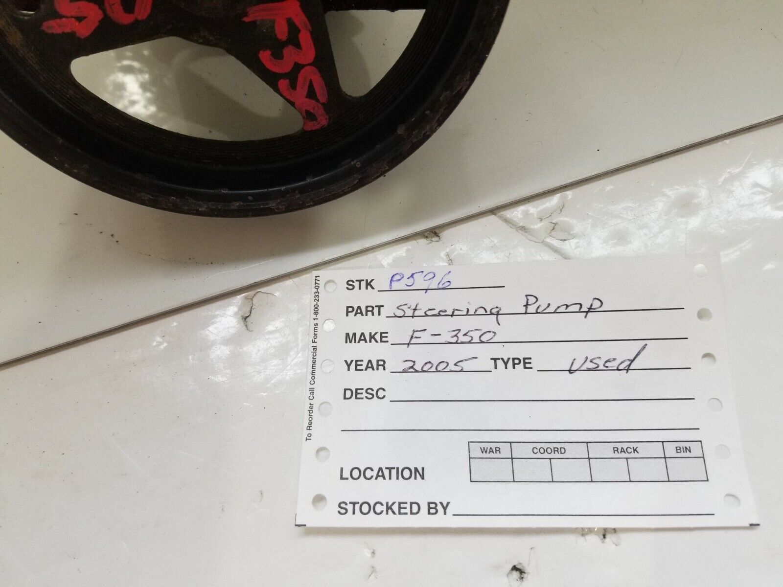 2005 Ford F-350SD Power Steering Pump OEM