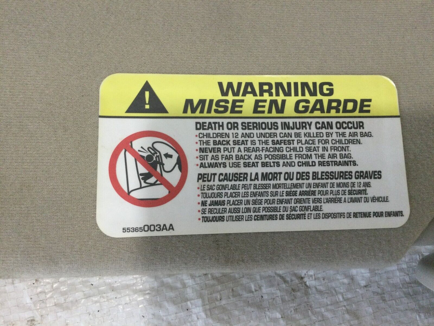 2002-2008 Dodge Ram Right Sun Visor OEM Passenger Shade W/ Lighted Mirror