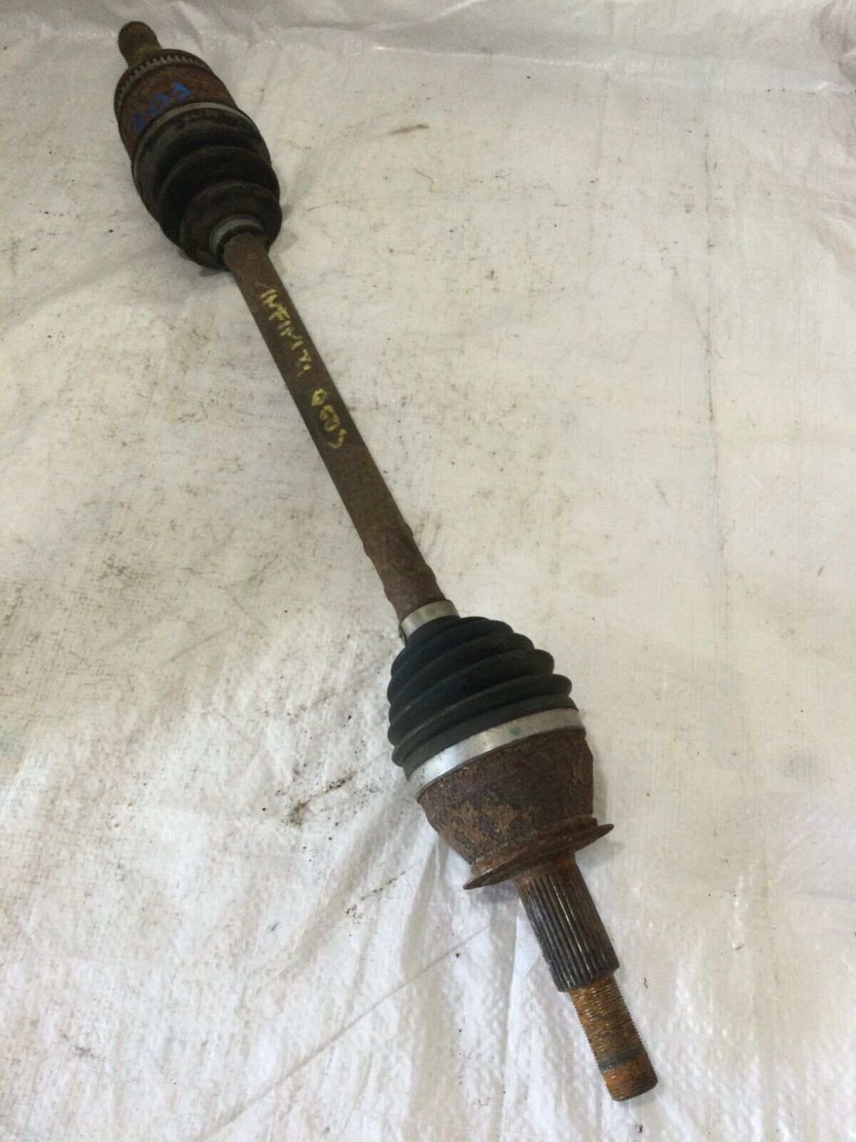 2017 Infiniti Q50 Front  Right Passanger  Side Axle Shaft AWD OEM