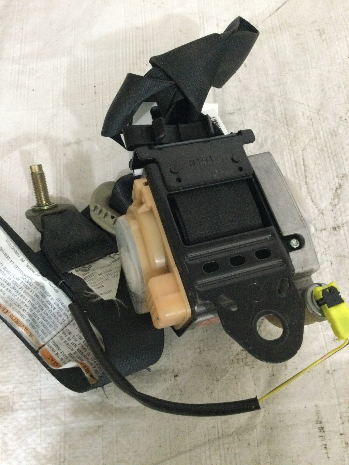 2003 Infiniti FX35 Front Right Passenger Seat Belt Retractor OEM