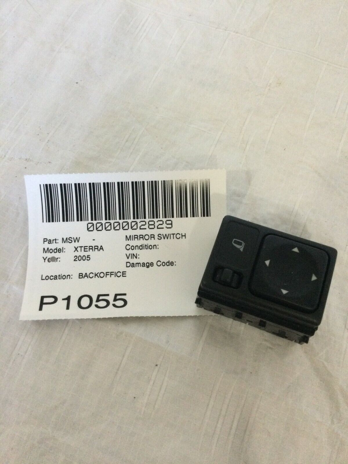 2005 Nissan Xterra Mirror Positioning Switch OEM