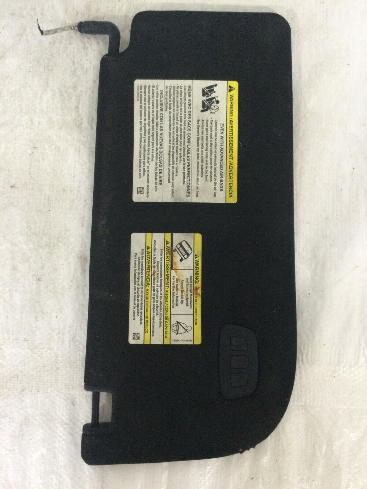 2018 Ford F-150 F150 Front Left Illuminated Sun Visor LH OEM