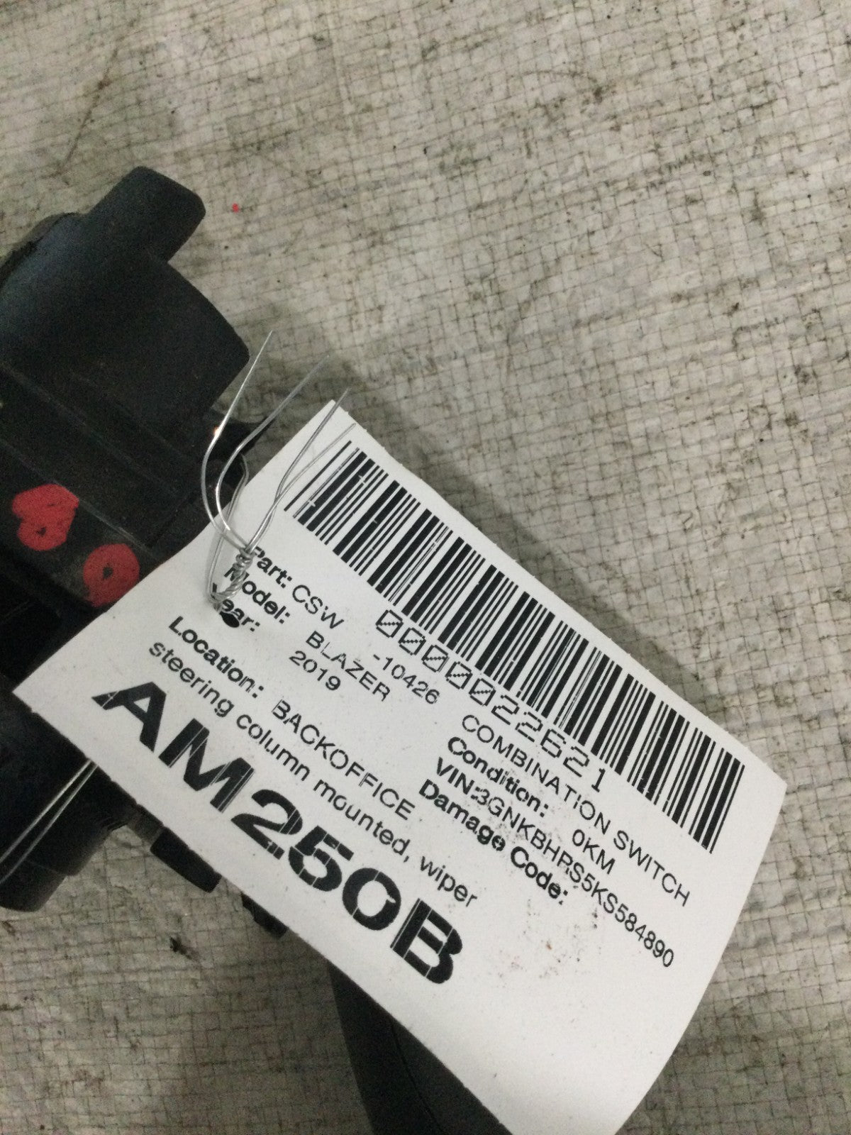 2019 - 2022 Chevrolet Blazer Column Combination Switch OEM   39136229
