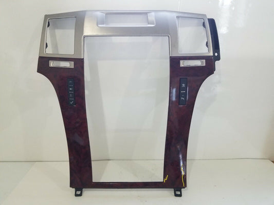 2010 Cadillac Escalade Radio Dash Wood Ruby Trim Bezel 25878602 OEM