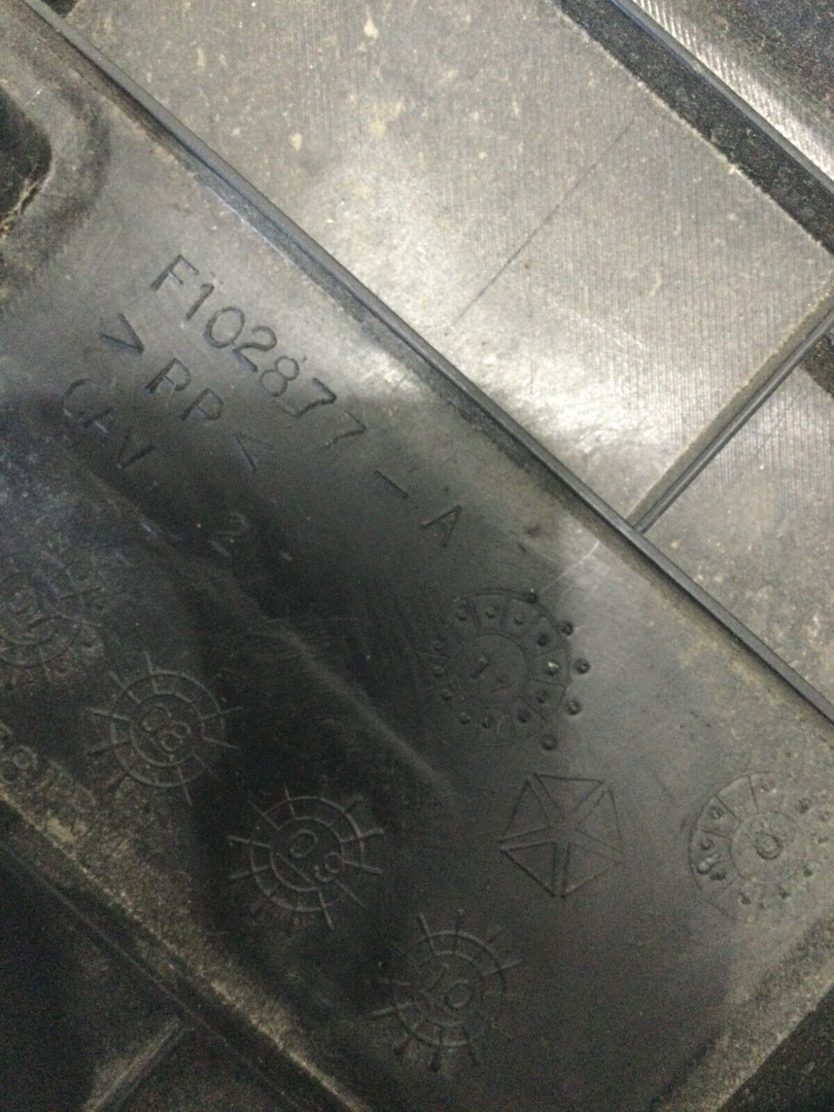 2020 Dodge Grand Caravan Tail Gate Trunk Door Sill Scuff Plate Trim OEM