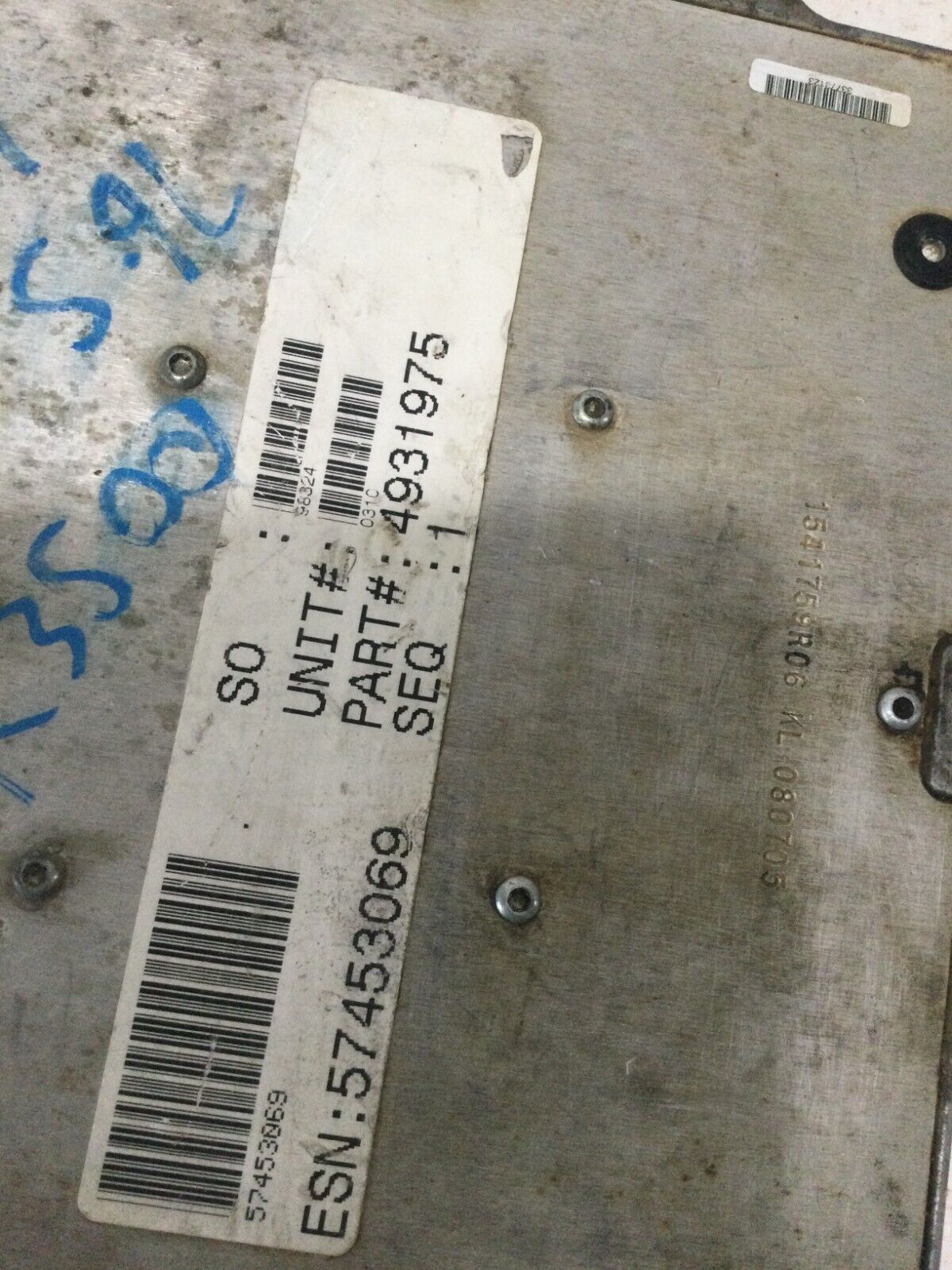 2007  Dodge Ram Cummins 3500 ECM Engine Control Module 4931975 OEM