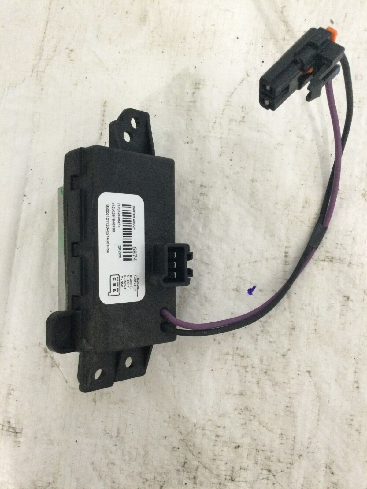 2003-2006 Cadillac Escalade EXT Front Blower Motor Resistor Module OEM 52495874