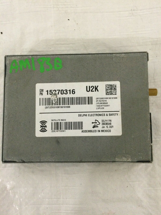 2009 Chevrolet Silverado 1500 XM Satellite Radio Receiver 15270316 OEM 