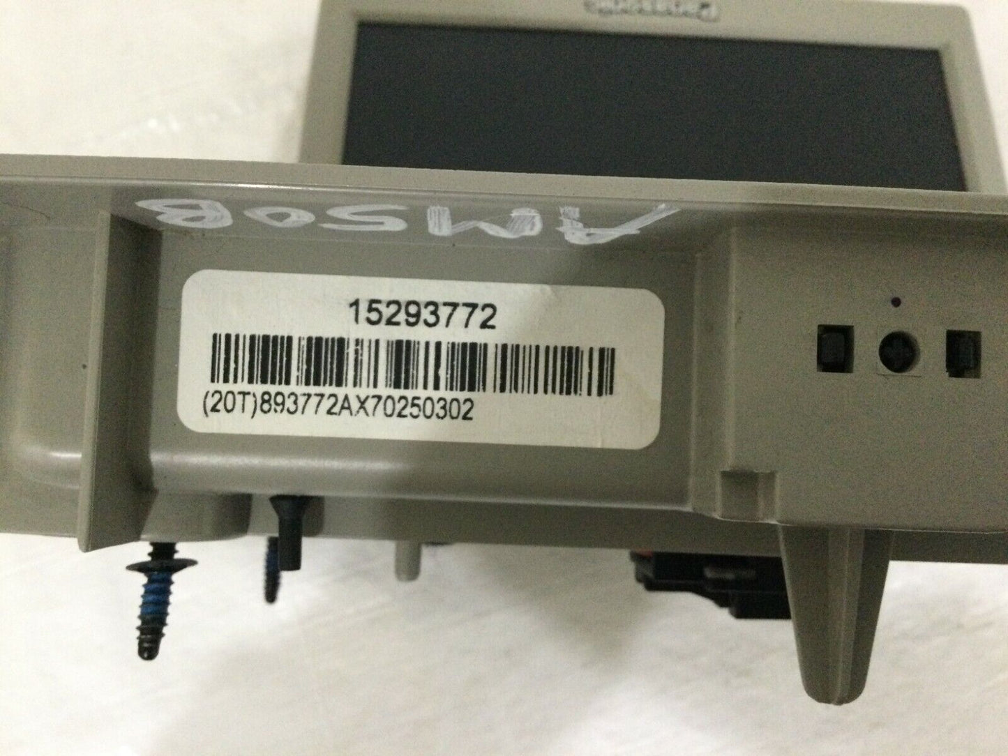 2007 GMC Acadia Rear Overhead Roof Mounted DVD Screen Monitor Gray OEM