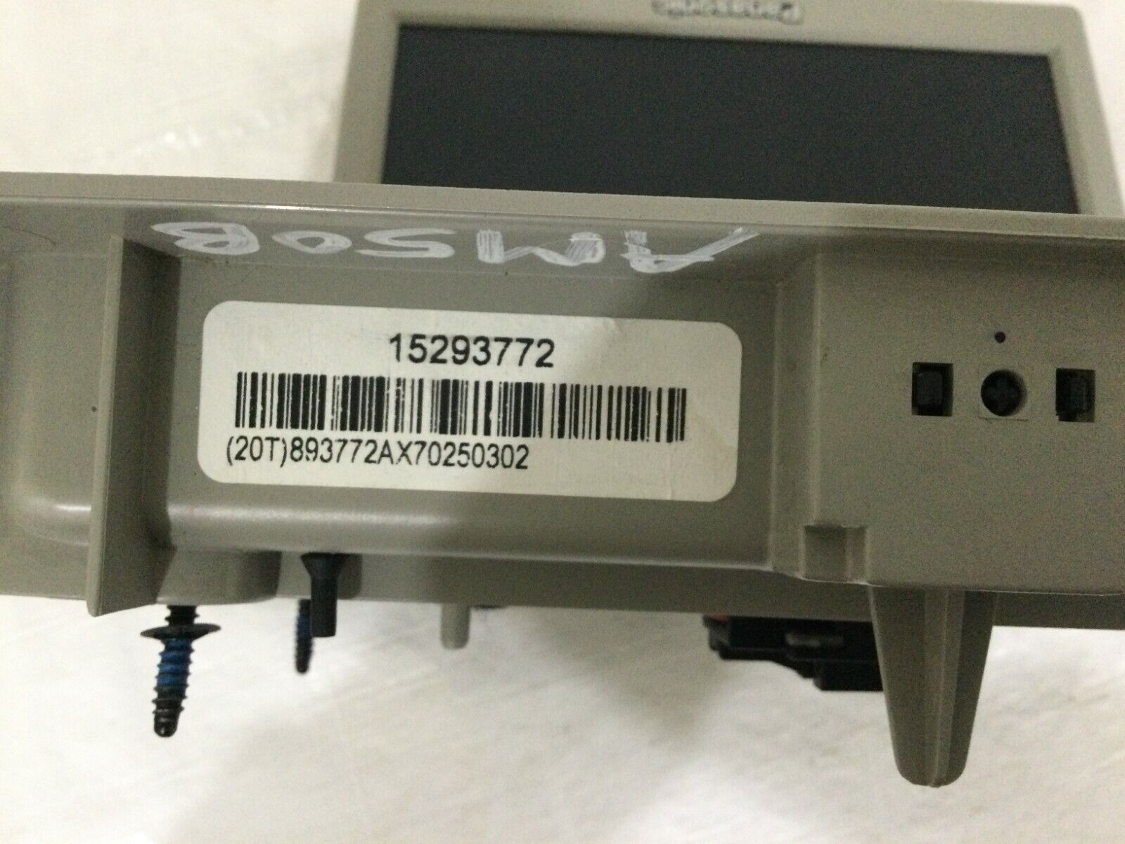 2007 GMC Acadia Rear Overhead Roof Mounted DVD Screen Monitor Gray OEM