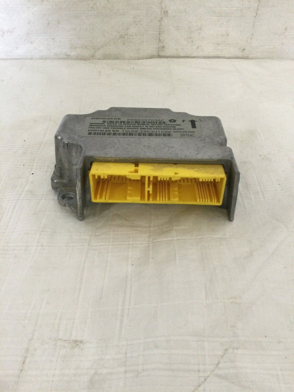 2004 Dodge Ram 1500 SRS Control Module Computer 56043703AF OEM