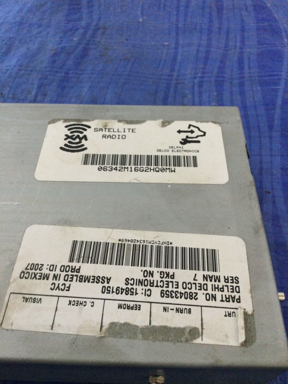 2007 Cadillac Escalade ESV XM Satellite Radio Communication Control Module OEM