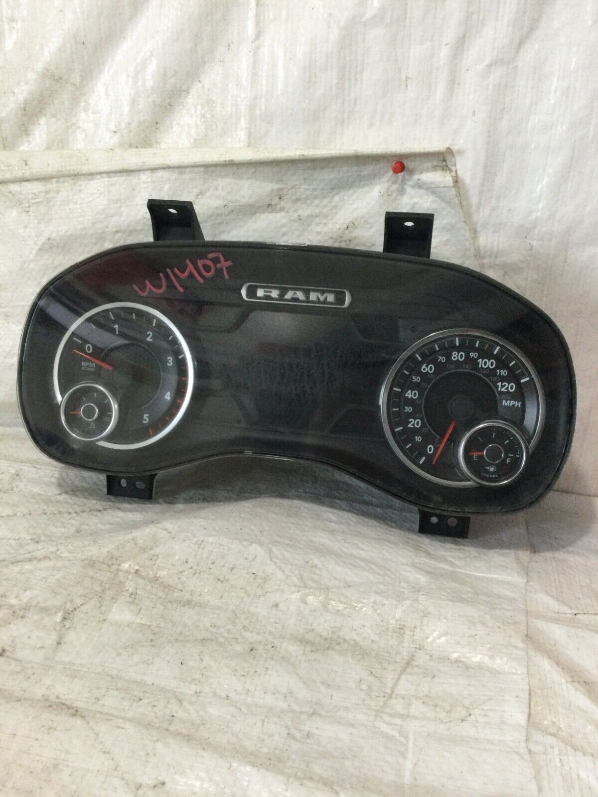 2021 Ram 3500 Speedometer Cluster 68492682AD 6.7L Diesel MPH OEM