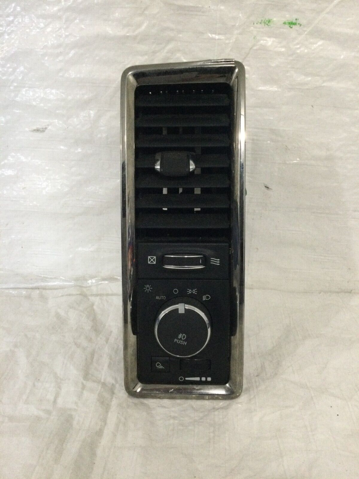 2017-2019 Ram 1500 Headlight Control Switch W/ Vent  Chrome/Black 68269912AA OEM