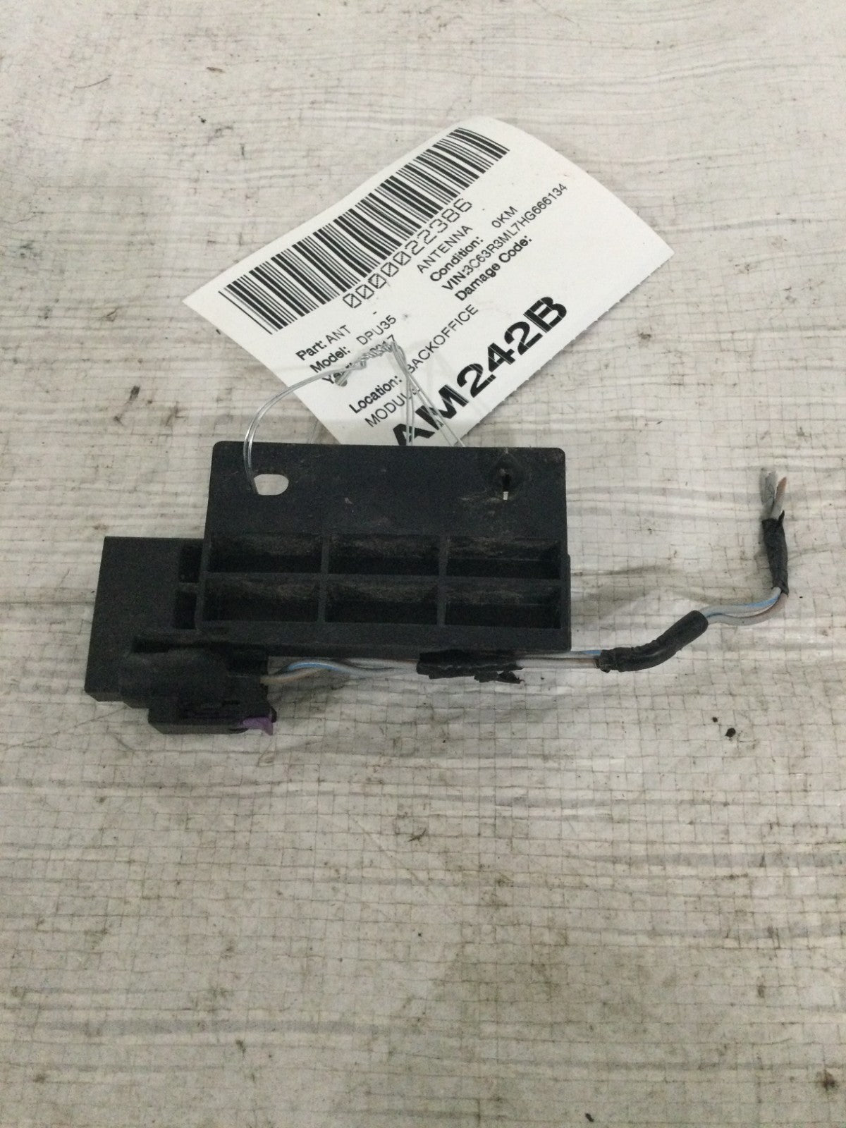 2017 Dodge Ram 3500 Keyless Entry Antenna OEM 56046958AA