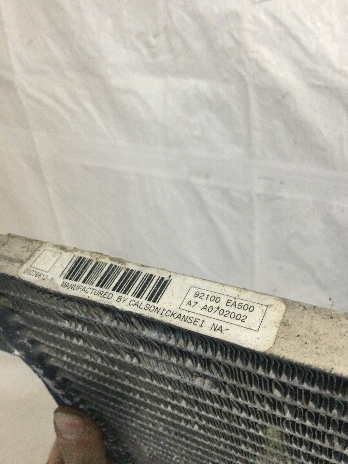 2005  Nissan Xterrar AC Condenser 92100EA500