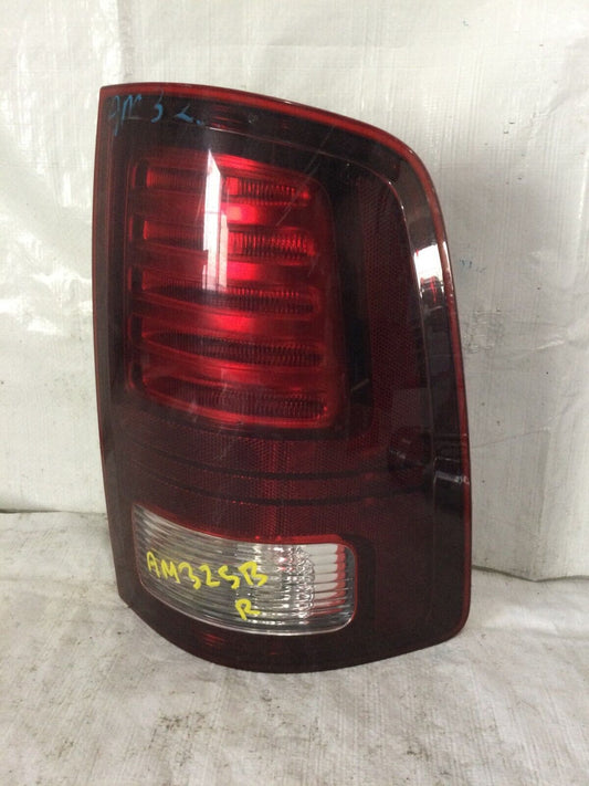 2014 Dodge Ram 1500 Tail Light Assembly Rear Right Passenger Side Black Trim OEM