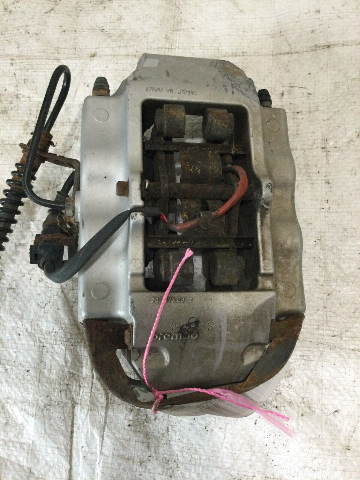 2004 Porsche Cayenne Left Rear Brembo Brake Caliper OEM