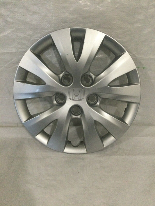 2012-2014 Honda Civic 15" Silver One Wheel Cover Hubcap OEM
