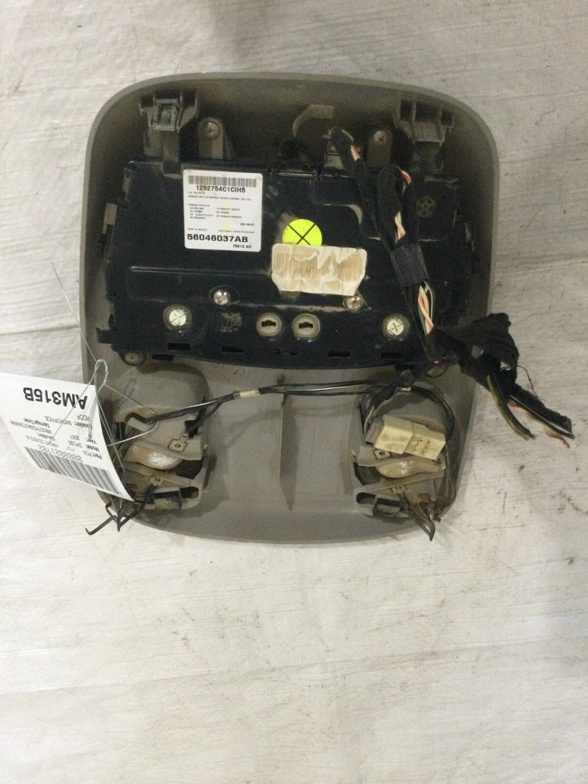 2007 Dodge Ram 2500 Overhead Digital Console OEM 56046037AB