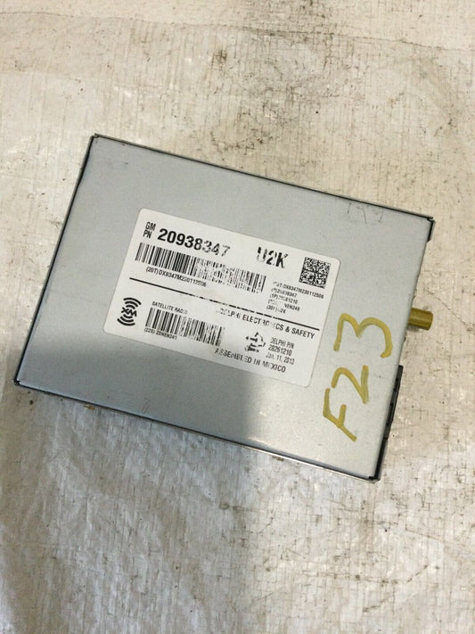 2013 Chevrolet Silverado 1500 Satellite Radio Receiver Module 20938347 OEM