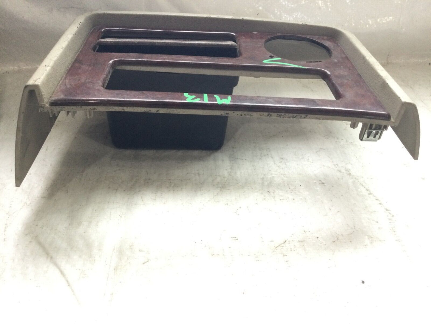 2003-2006 Cadillac Escalade Woodgrain Dash Trim Storage Bin Clock Bezel OEM