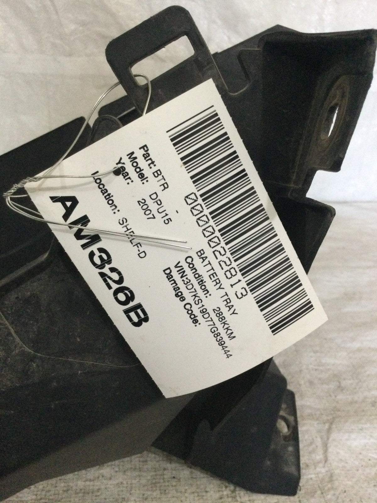 2007 Dodge Ram 1500 Battery Tray OEM