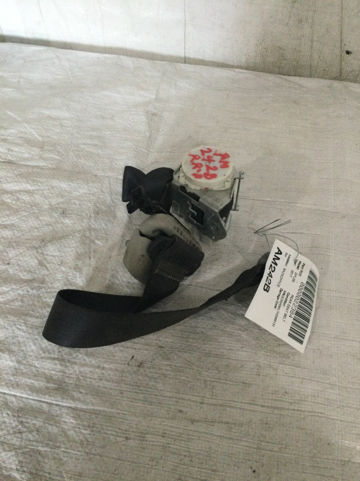 2017 Dodge Ram 3500 Rear Right Seat Belt OEM P5KS491X9AB