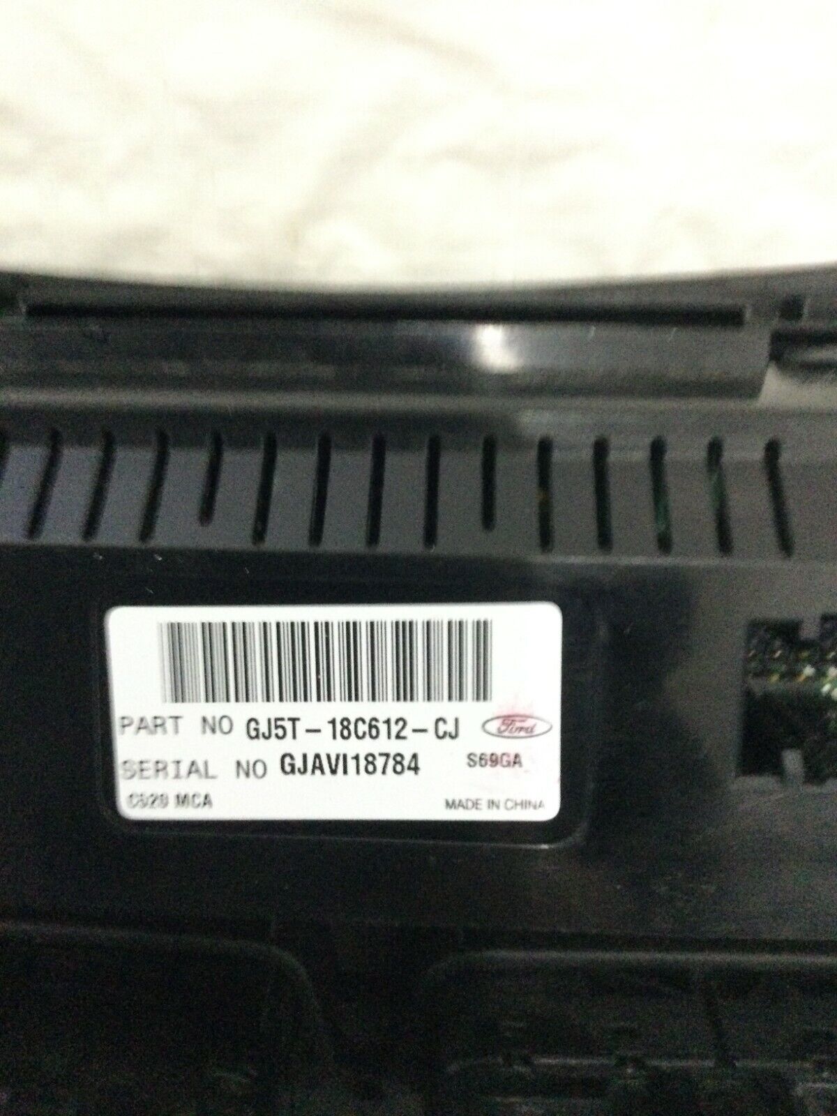 2018-2019 Ford Escape AC Heater Climate Control Unit OEM GJ5T18C612CJ