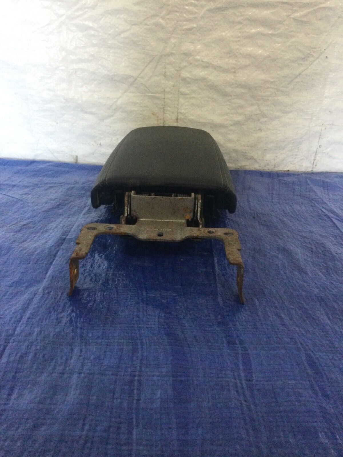 2017-2019  Ford Escape Center Console Lid Armrest Black Stitch Leather