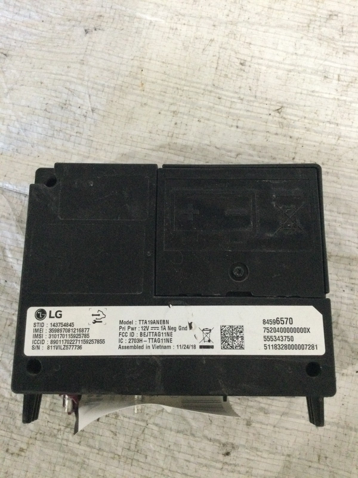 2019 Chevrolet Blazer Telematics Communication Control Module OEM 84596570