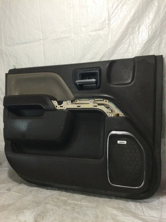 2015 Chevrolet Silverado 1500 Crew Cab Front Left Door Trim Panel OEM